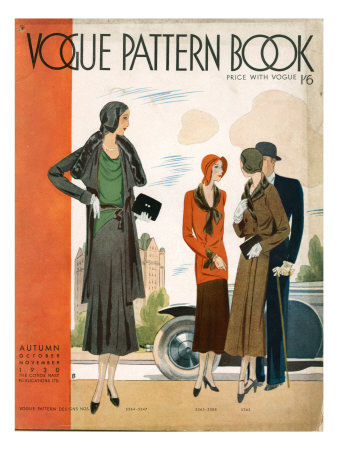 Vogue Pattern Book Cover, UK, 1930